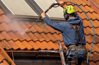 Démoussage et hydrofuge de toiture à Île-Tudy